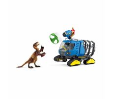 Schleich Dinosaurs 42604 Pásové vozidlo na odchyt dinosaurů / od 3 let 