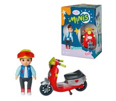 Zapf Creation Baby born Minis Sada se skútrem a panenkou / od 3 let 