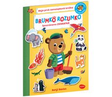 Presco Group Ella&Max BRUMKO ROZUMKO: SPOZNÁVAME ZVIERATKÁ – Samolepková knižka  - SK / Jazyková verze: SK / od 3 let