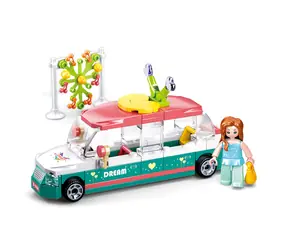 Sluban Girls Dream Holidays M38-B0921A Limuzína / LEGO - kompatibilní / Počet figurek|dílků: 1 | 117 / od 6 let
