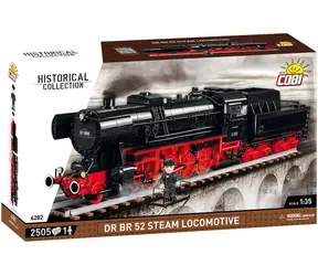 COBI 6282 Parní lokomotiva DR BR 52 s tendrem / 1:35 / 2505 kostek / 1 figurka / od 10 let