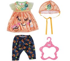 Zapf Creation Baby born Halloween souprava s dýňovými šaty - 43 cm / od 3 let 