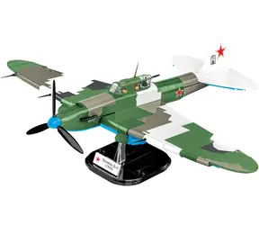 COBI 5745 Ruský bitevní letoun Iljušin IL-2 1943 / 1:32 / 643 kostek / 2 figurky / od 7 let