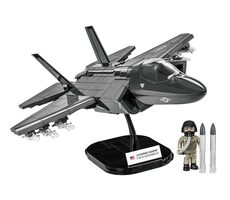 COBI 5829 Americký bojový letoun Lockheed Martin F-35B Lightning II USAF / 1:48 / 594 kostek / 1 figurka / od 8 let