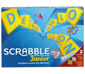 Mattel Y9738 Scrabble Junior / Jazyková verze: CZ / od 6 let