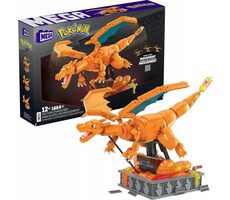 Mattel HMW05 MEGA Bloks - Pokémon - Mechanický Charizard / 1664 dílků / od 12 let 