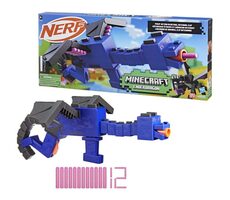 Hasbro Nerf Minecraft Ender Dragon / Dětská pistole / 12 šipek / od 8 let 