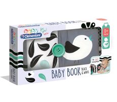 Clementoni Clemmy baby - dětská knížka černo-bílá / od 0 měsćů