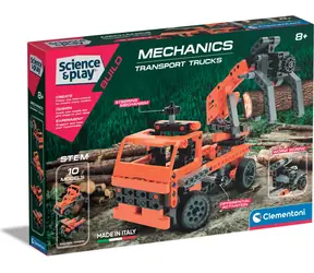 Clementoni Science&Play Mechanics: Přepravní nákladní auta / Jazyková verze: CZ+SK+PL+HU / od 7 let 
