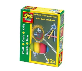 SES Barevné křídy 12ks / od 3 let 