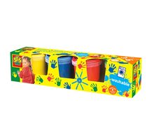 SES Prstové barvy 4x150ml / od 3 let 