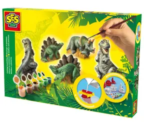 SES Sádrový trojkomplet - Dinosauři / od 5 let 