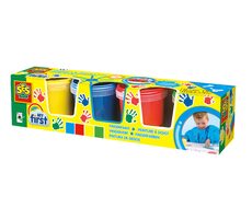 SES Moje první prstové barvy 4 x 150 ml / od 1 roku 