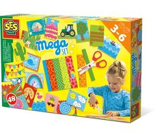 SES Mega set - vystřihování / od 3 let 