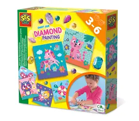 SES Malování a tvoření - diamantová zvířátka / od 3 let 