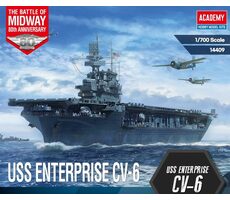 ACADEMY 14409 USS CV-6 Enterprise Battle of Midway / Plastikový model / 1:700
