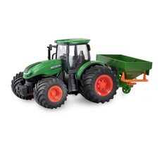 Amewi 22639 zelená / RC traktor s rozmetačem / 1:24 / věk: 6+ / 2.4GHz / RTR / dálkové ovládání / 500mAh Li-Ion