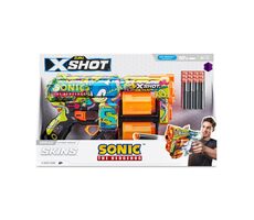 ZURU X-Short Skins Dread Sonic the Hedgehog / Dětská pistole / 12 šipek / od 8 let