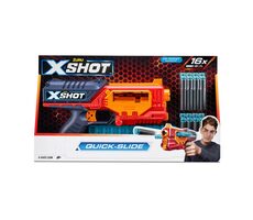 ZURU X-Shot Excel Quick Slide / Dětská pistole / 16 šipek / od 8 let 