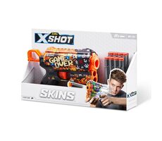ZURU X-Shot Skins Flux vzor E / Dětská pistole / 8 šipek / od 8 let  