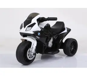 Eljet Dětská elektrická trojkolka BMW S1000 RR černá / 25 W / Rychlost: 2-4 km-h  / Nosnost: 20 kg 