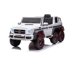 Eljet Dětské elektrické auto Mercedes G63 - 6 kol bílá / 4x25 W / Rychlost: 3-8 km-h / Nosnost: 25 kg 