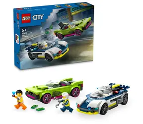 LEGO® City 60415 Honička policejního auta a sporťáku / Počet dílků: 213 / od 6 let