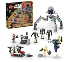LEGO® Star Wars™ 75372 Bitevní balíček klonového vojáka a bitevního droida / Počet dílků: 215 / od 7 let