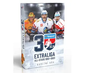 ADC Blackfire Extraliga All-Stars 1993-2023: Karetní hra / Doba hraní: 30 minut / Počet hráčů: 2 - 5 / od 8 let