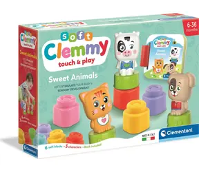 Clementoni Soft Clemmy Roztomilá zvířátka / od 6 měsíců