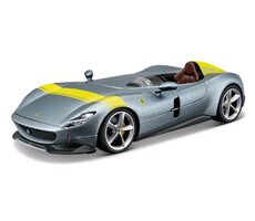 Maisto - ASSEMBLY LINE Ferrari Monza SP1 stříbrná / měřítko 1:24 / od 3 let