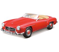 Maisto 1955 Mercedes-Benz 190SL červená / měřítko 1:18 / od 14 let