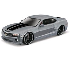 Maisto AssemblyLine 2010 Chevrolet Camaro SS šedá / měřítko 1:24 / od 3 let