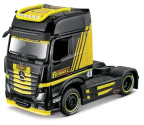 Maisto Custom Rigs-Mercedes-Benz Actros 1851 černo-žlutá