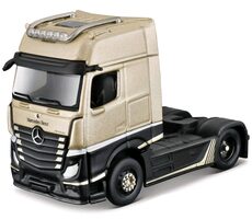 Maisto Custom Rigs-Mercedes-Benz Actros 1851 zlato-černá / měřítko 1:64 / od 3 let