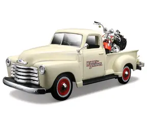 Maisto Harley-Davidson Custom 1950 Chevrolet 3100 Pickup + 2001 FLSTS Heritage Springer / měřítko 1:24 / od 8 let