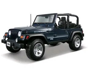 Maisto Jeep Wrangler Rubicon modrá / měřítko 1:18 / od 3 let