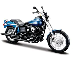 Maisto Harley-Davidson 2004 Dyna Super Glide Sport modrá / měřítko 1:12 / od 3 let