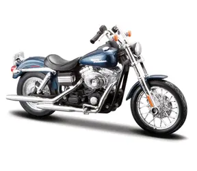 Maisto Harley-Davidson 2006 FXDBI Dyna Street Bob modrá / měřítko 1:12 / od 3 let