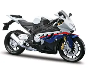 Maisto BMW S 1000 RR bílá / měřítko 1:12 / podstavec / od 3 let