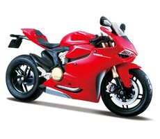 Maisto Ducati 1199 Panigale červená - podstavec / měřítko 1:12 / od 3 let