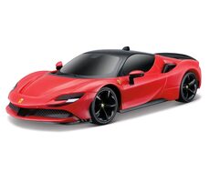 Maisto Ferrari SF90 Stradale červená / světelné a zvukové efekty / měřítko 1:24 / od 5 let