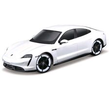 Maisto RC Porsche Taycan Turbo S bílá / RC auto / dálkové ovládání / 2.4GHz / měřítko 1:24 / od 5 let