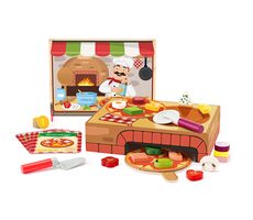 Woody Didaktická Hra Pizzerie Carlo / od 3 let