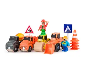 Woody Sada aut - Stavební stroje 12ks / od 3 let