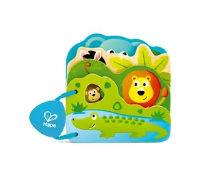 Hape Baby knížka Divočina / od 10 měsíců