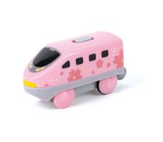 Hape Lokomotiva Intercity na baterie růžová / od 3 let