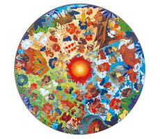 Hape Puzzle - Doba kamenná / 100 dílků / od 4 let