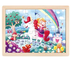 Hape Puzzle - Jednorožec a přátelé / 24 dílků / od 3 let