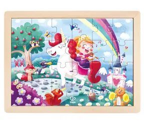 Hape Puzzle - Jednorožec a přátelé / 24 dílků / od 3 let